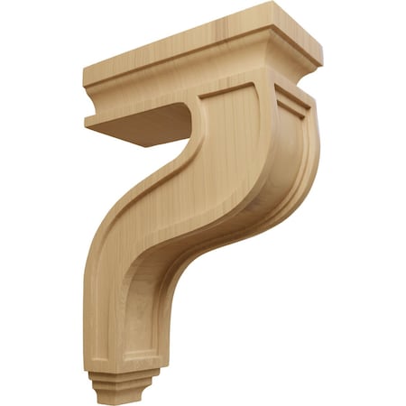 Ekena Millwork 4"W x 8 1/2"D x 13"H Hollow Back Corbel, Cherry COR04X08X13HACH